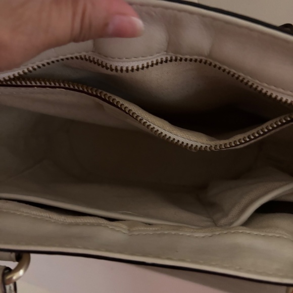 Michael Kors Leather And Straw Basket Weave Bag - Picture 5 of 5